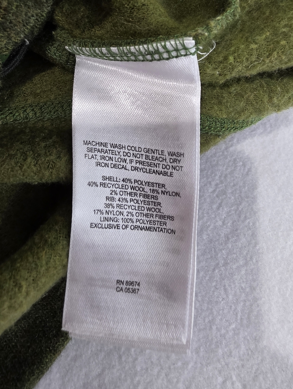 Mountain Hardwear Women's Hooded Jacket Size Small Full Zip Green AJ-3511 - Picture 7 of 9